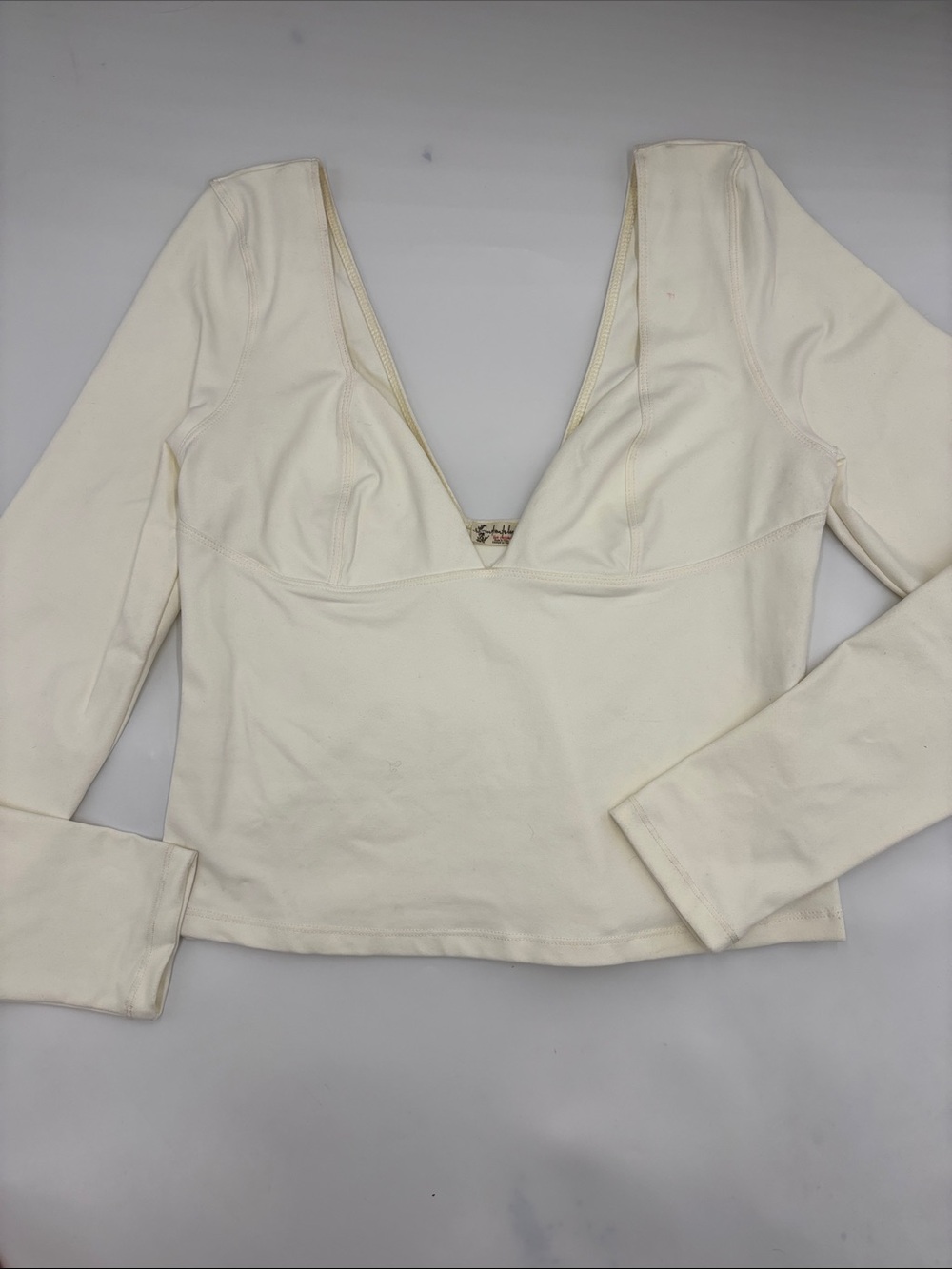 Intimately x Free People Duo Corset Long Sleeve Top in Ivory